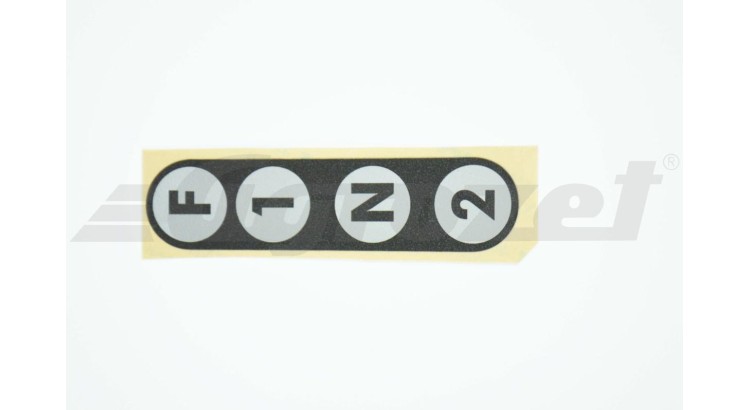Zetor 55.415.002 Štítek rychlospojek - F1N2