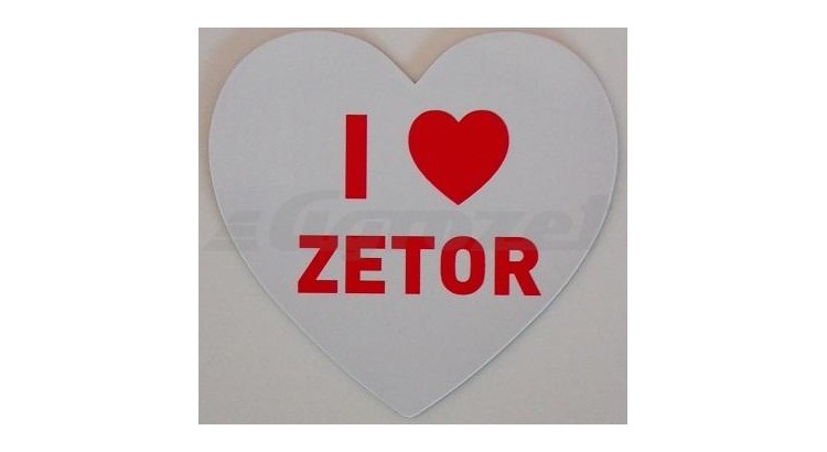 Zetor magnet srdce bílý