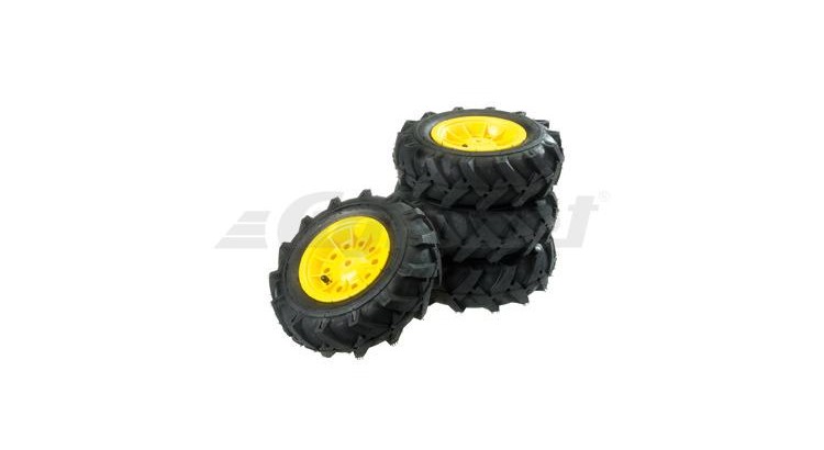 Kolo s nafukovací pneumatikou pro traktory Rolly Toys sada 4 ks