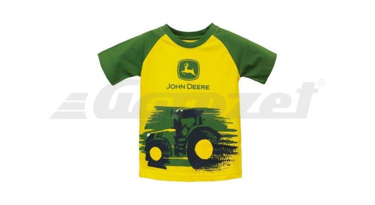 Tričko dětské žluto-zelené John Deere