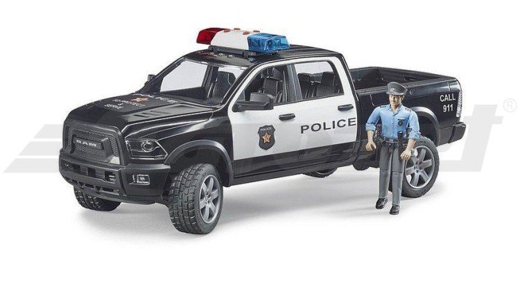 Policejní auto RAM s policistou Bruder 02505
