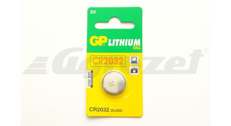 GP CR2032 Lithiová knoflíková baterie, 1 ks