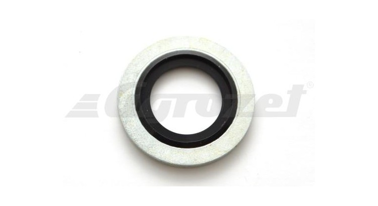 Kroužek USIT ocelový s gumičkou NBR 70 -30°C/+100°C