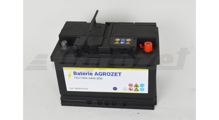 Baterie Agrozet 12V/74Ah 680A - 574104068