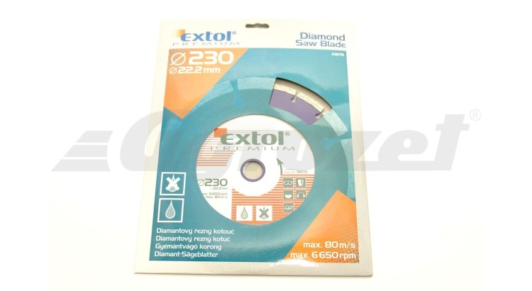 Extol Premium 108715 Kotouč diamant 230 mm segment.