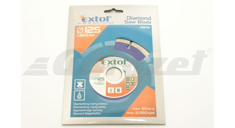 Extol Premium 108712 Kotouč diamant 125 mm segment.