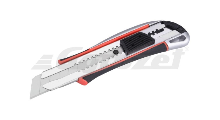 Extol Premium 8855025 Nůž ulamovací kovový s výstuhou, 25mm Auto-lock