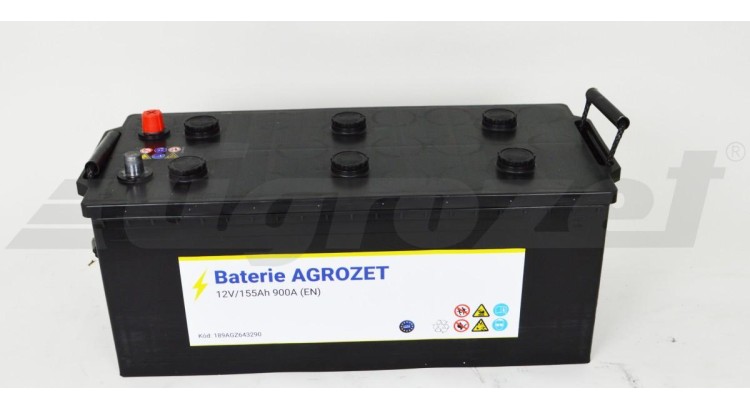 Baterie AGROZET Premium 12V/155Ah 900A EN