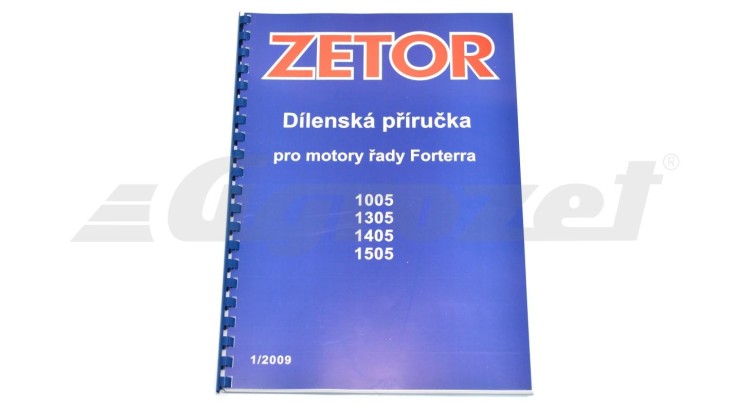 Zetor 222.212.504 Dílenská příručka pro 4V motory Zetor Forterra - EURO III