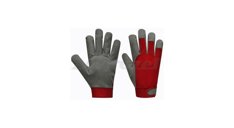 Gebol Pracovní rukavice UNI FIT ECO velikost 9, červené - blistr