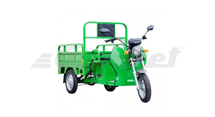 Nákladní elektrická tříkolka ADVENTO MAXI zelená, gear