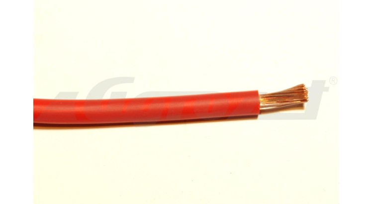 Kabel CYA 4mm červený
