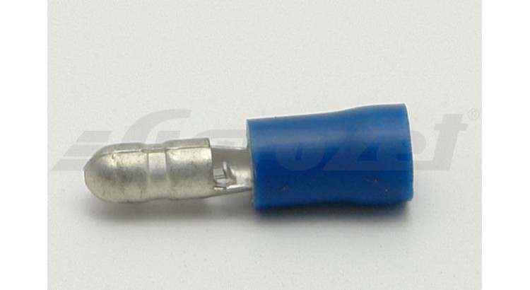 Konektor izolovaný kolík kulatý 4 mm modrý  931 523