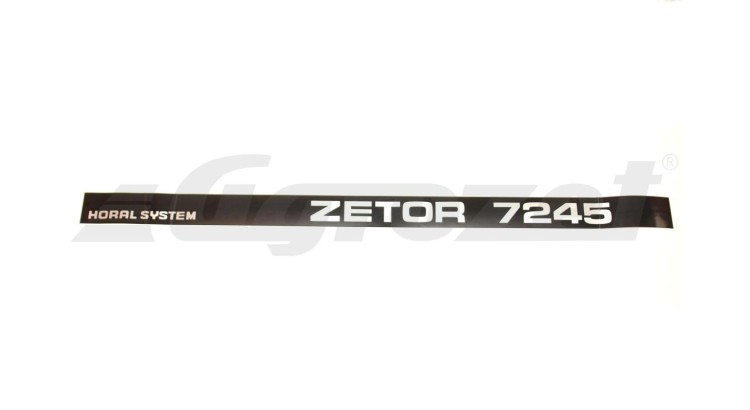 ZETOR 7047-5313 Nápis boční 7245 Horal system - pravý