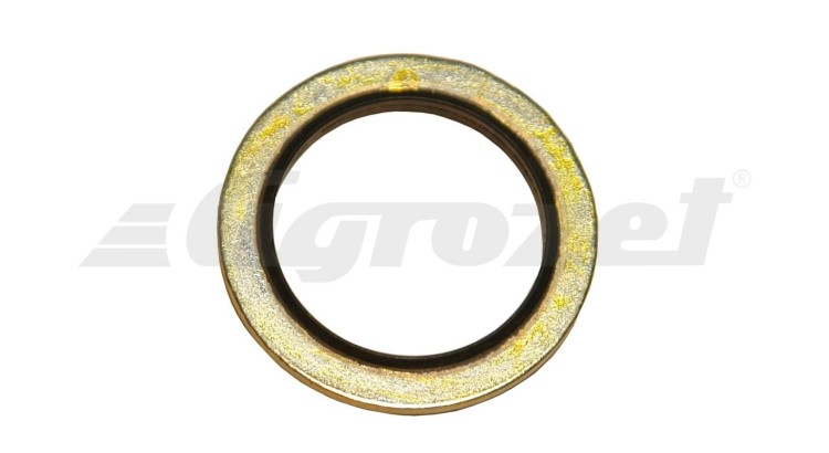 Kroužek USIT ocelový s gumičkou NBR 70 -30°C/+100°C M10 10,7x16x1,5