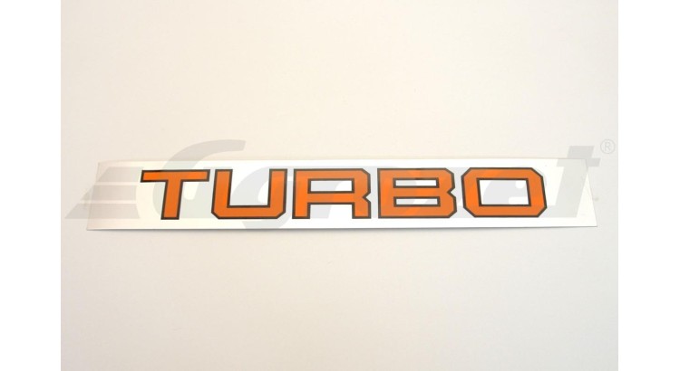 Nápis Turbo čelní 83802007
