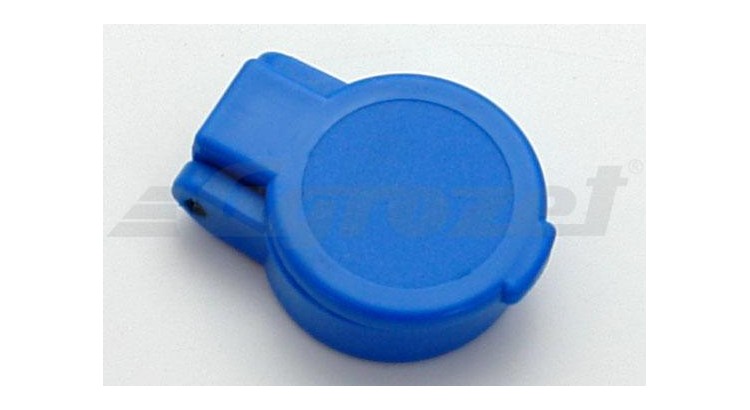 Kryt rychlospojky zásuvky samozavírací ISO 12,5 modrý