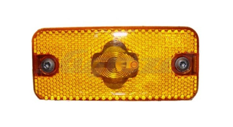 Svítilna boční vymezovací oranž s odraz. sklem12V/24V