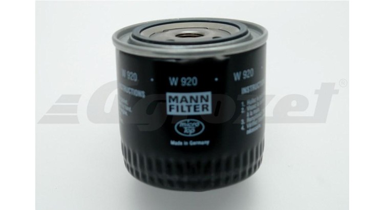 MANN W 920 Olejový motorový filtr