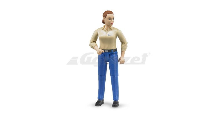 Bworld Figurka žena, modré kalhoty 60408