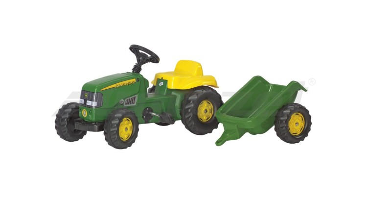 Rolly Toys Dětský šlapací traktor s přívěsem John Deere