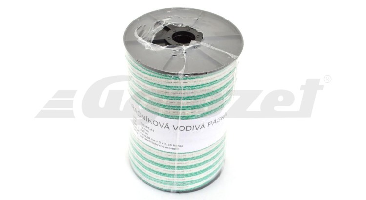 STARLINE Vodič páska šíře 12 mm 4xCu0,30 bílá/zelená 200m