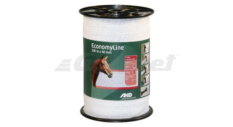 Ako EconomyLine 33979 Polyetylenová páska pro elektrické ohradníky 40 mm