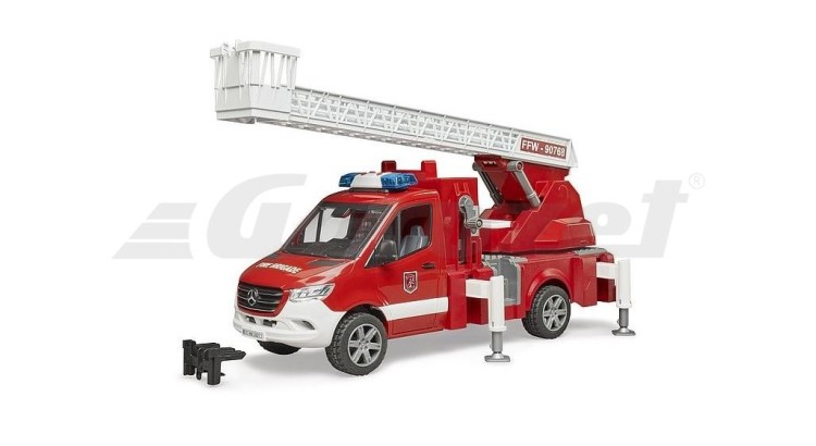 MB Sprinter hasič žebřík se světelným a zvukovým modulem Bruder 02673
