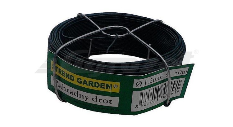 Strend Garden 73120 Drát vázací PVC 1,2/50 m zelený