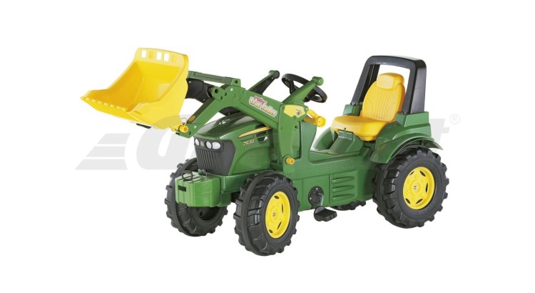 Rolly Toys Dětský šlapací traktor John Deere 7930 s nakladačem
