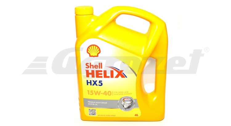 Shell Helix HX5 15W-40 4l minerální olej