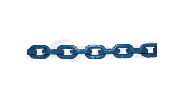 Řetěz na úvazky pr. 8mm  modrý  - metráž