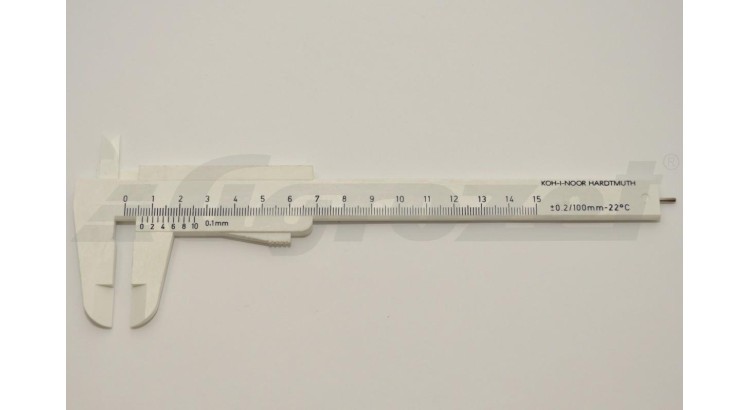 Měřítko posuvné plast.150 mm