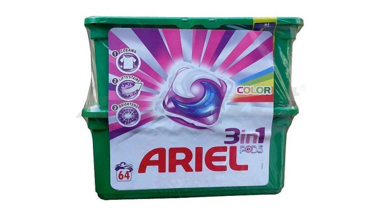 Ariel Active Sport 3in1 gelové kapsle 64 ks