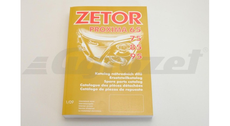 Zetor 222.212.499 Katalog ND - Z - Proxima 2009