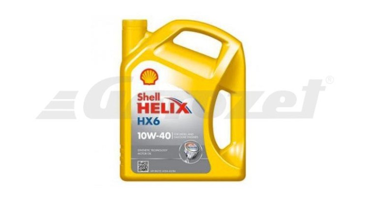 SHELL Helix HX6 10W-40 5 L Olej motorový