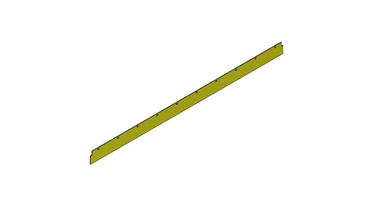 Lišta těsnící horní pro posuvné čelo Insight 120x5mm L=2155mm