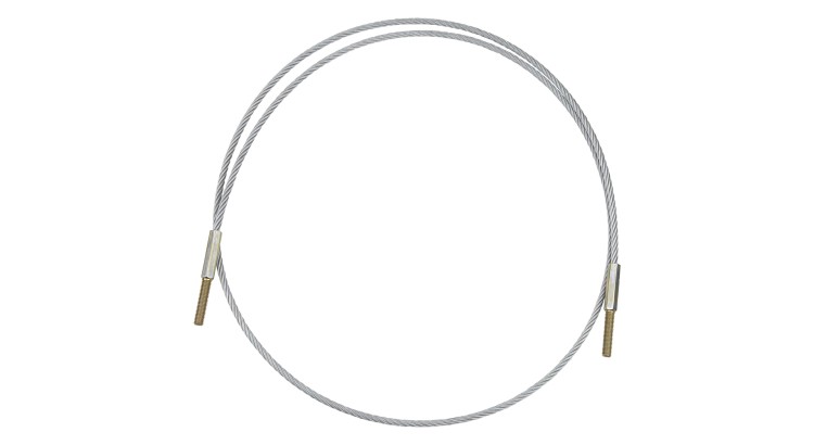 Lano nástavby ASW stahovací 2620mm,8mm,2xzávit,bez příslušenství