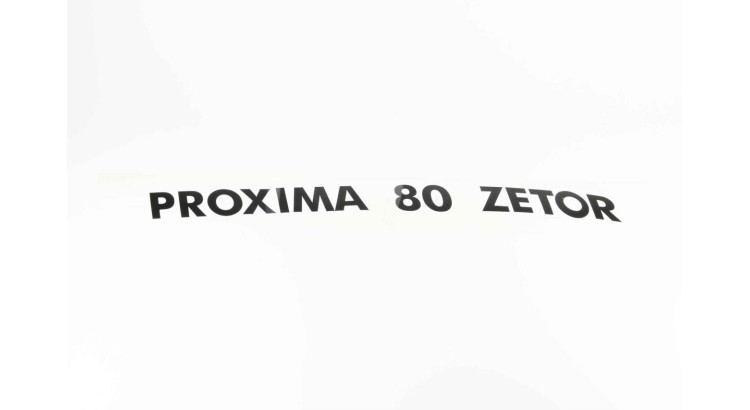 65802114 Nápis Zetor Proxima 80 pravý