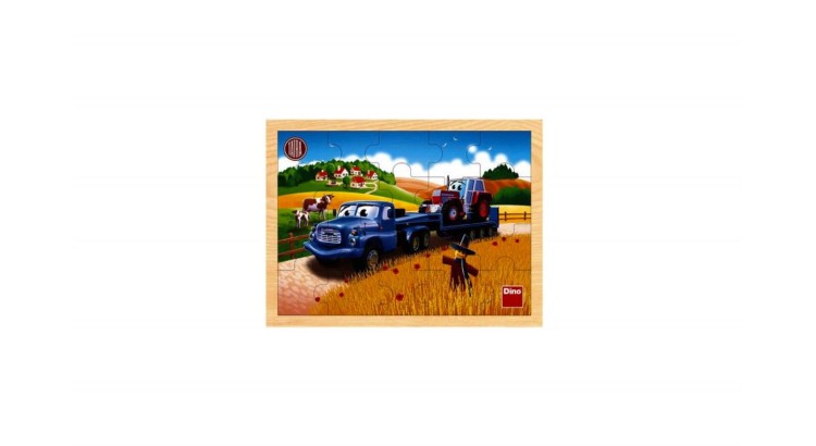 Dino Puzzle dřevěné Tatra tahač 20 dílků