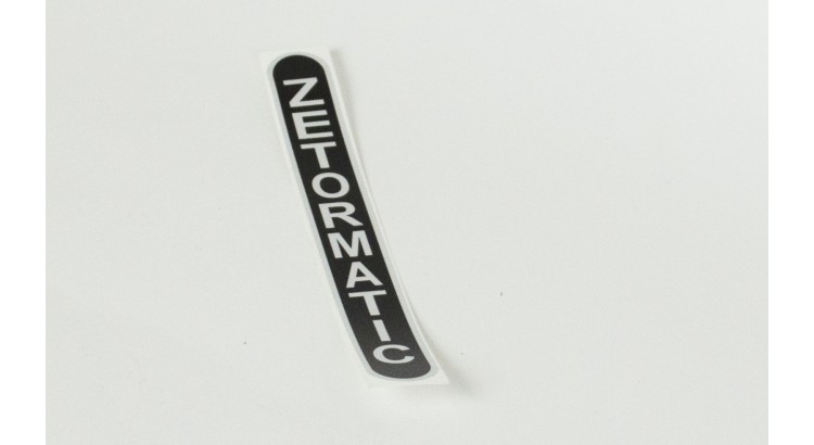 67115306 Nápis ZETORMATIC černý oválný