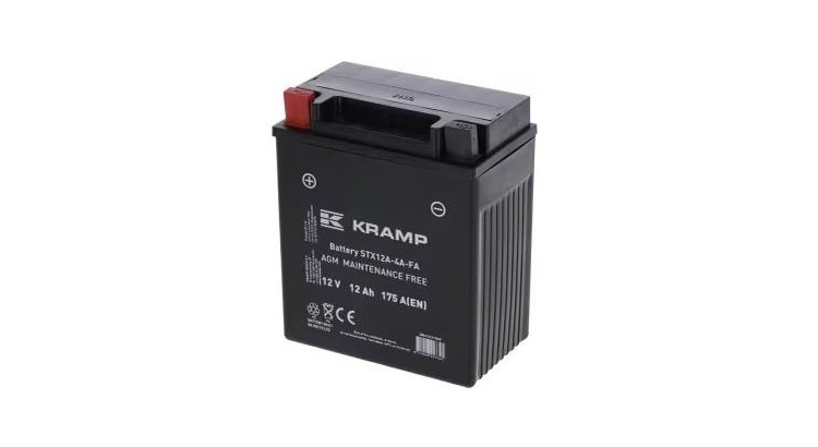 SBA1212175KR Baterie 12V 12Ah 175A Kramp