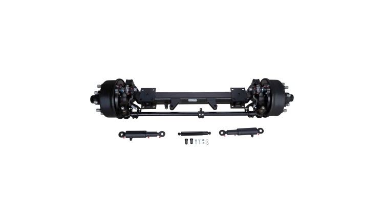 Náprava BPW 410x120 10 děr, GS 2050mm/10500kg/120mm 2 platle