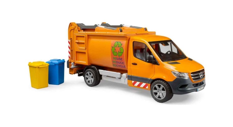 Bruder 02682 MB Sprinter komunální popelářský vůz