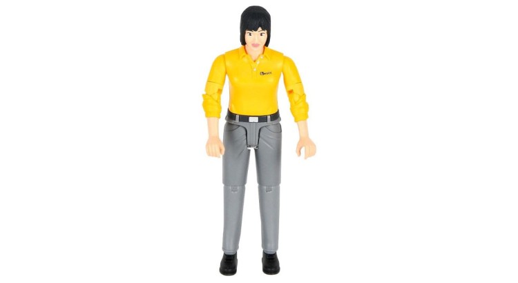 Bruder 46180 Bworld Figurka žena, šedé kalhoty