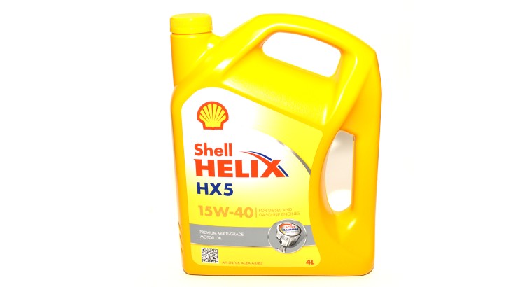 Shell Helix HX5 15W-40 4l minerální olej