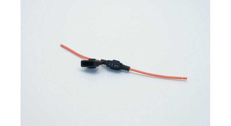 Držák pojistky nožové s krytem (průměr drátu 3,3 mm)