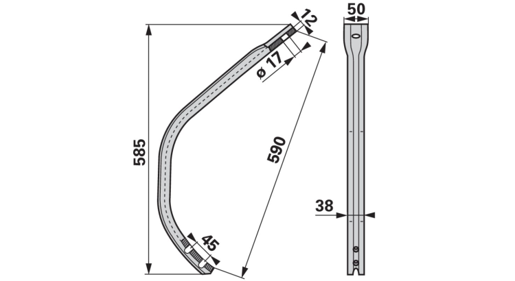 Slupice pera Kongskilde KKE101155061