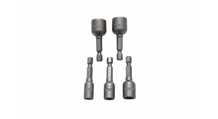 MAGG SB0005 Sada utahovacích hlavic 1/4" s magnetem 5ks