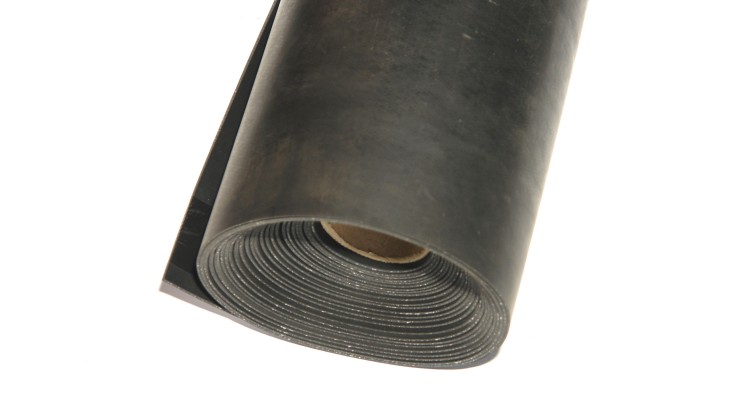 Podlahovina pryžová NBR/SBR tl. 2mm, š. 1200 mm (tolerance 30mm), 1 vl. 65 Sh